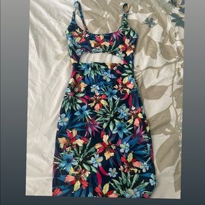 Fashion nova multi color mini dress